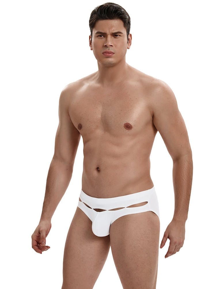 menaful Cutout Fashion Sexy Swim Briefs