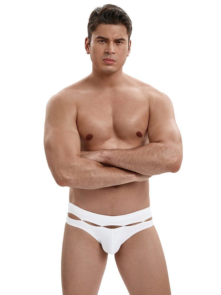 menaful Cutout Fashion Sexy Swim Briefs