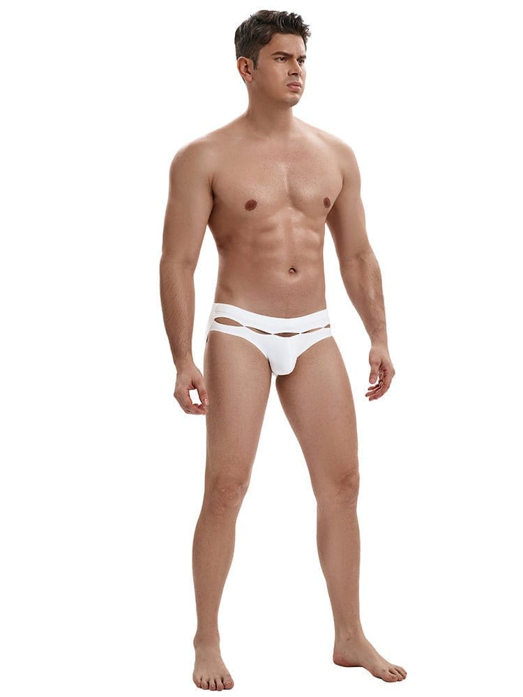 menaful Cutout Fashion Sexy Swim Briefs