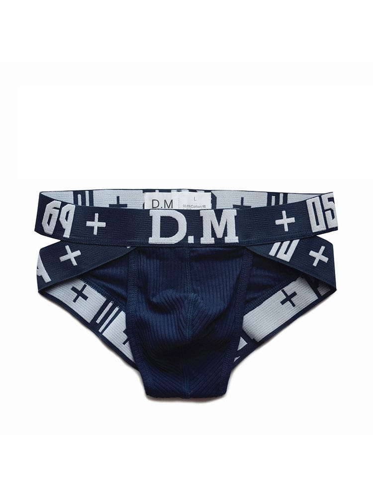 menaful Dark Blue / M Low Waist Sexy Men's High Briefs