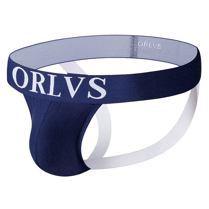 menaful Dark Blue / M Low Waist Underwear Cotton Men's Thong