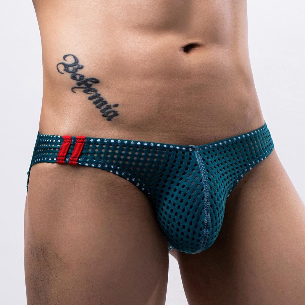 Menaful™ dark blue / M Men's Mesh Low-Waist Sexy Briefs