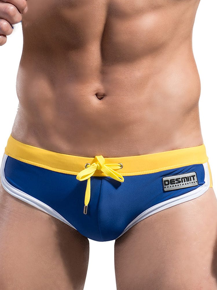 menaful Dark Blue / M Men's Triangle Swim Briefs