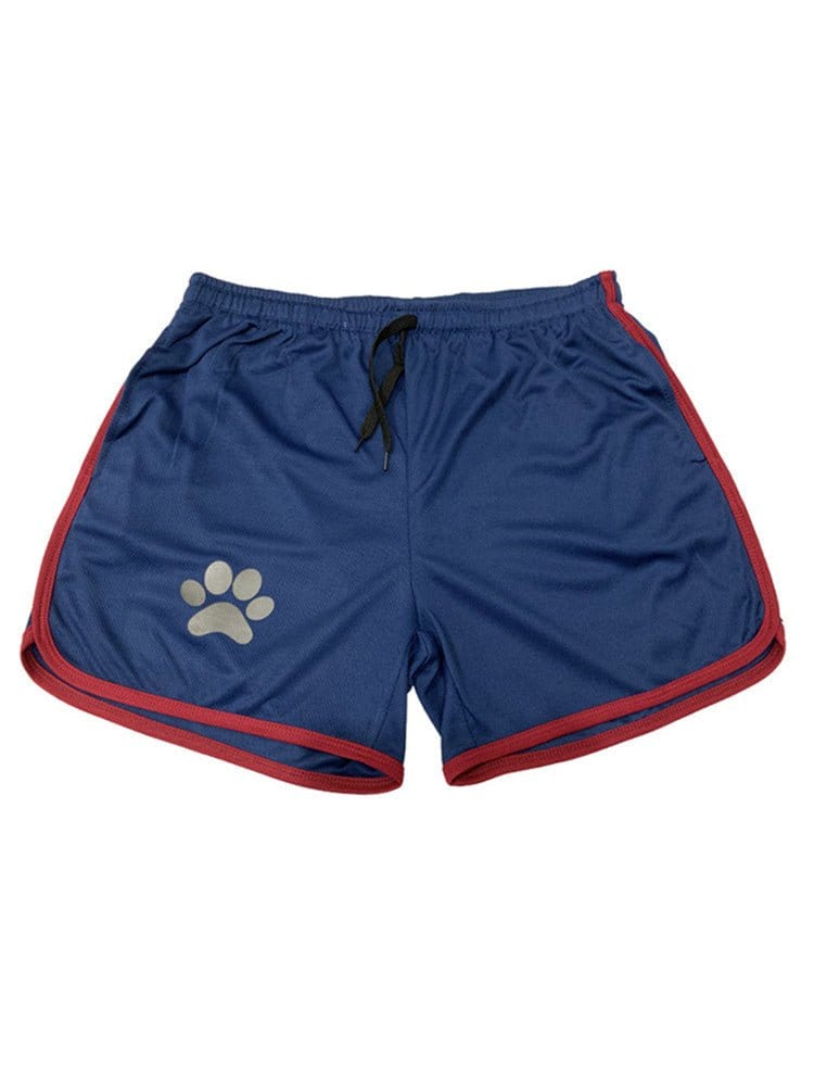 menaful Dark Blue & Red / M Bear Pride Paw Shorts