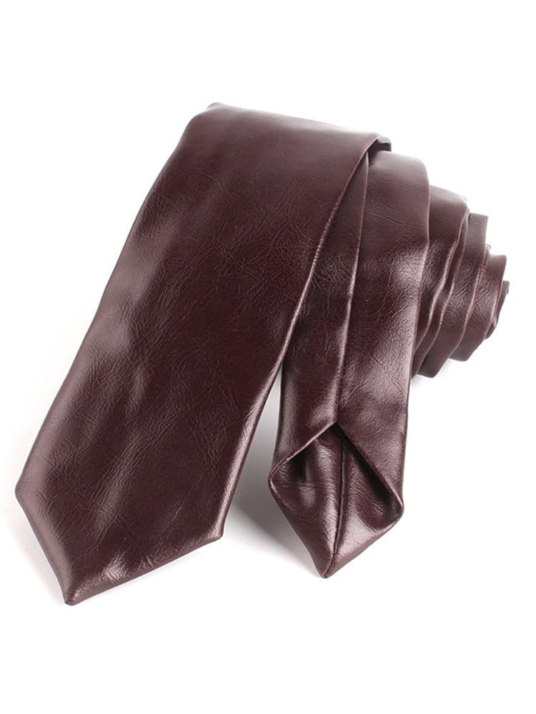 menaful Dark Brown 5cm Wide Fashion Men's Tie