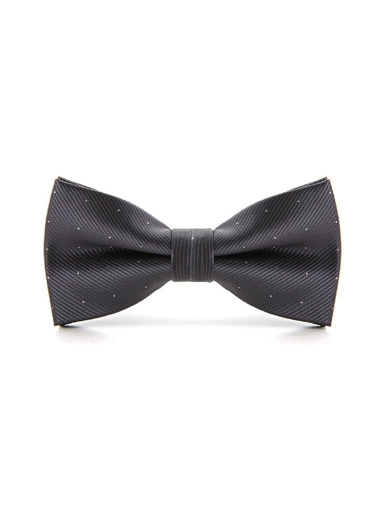 menaful Dark Gray Evening shirt suit bow tie