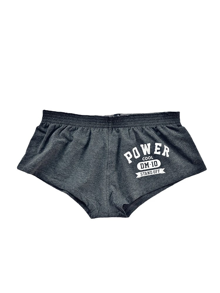 menaful Dark Gray / M Printed Letters Low Waist Sexy Cotton Boxer Shorts