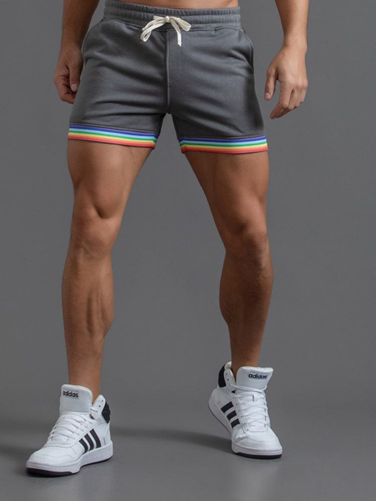 menaful Dark Gray / S Men's Cotton Sports Shorts