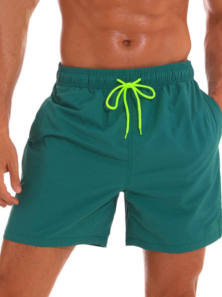 menaful Dark Green / M Men's Beach Shorts Sports Pants