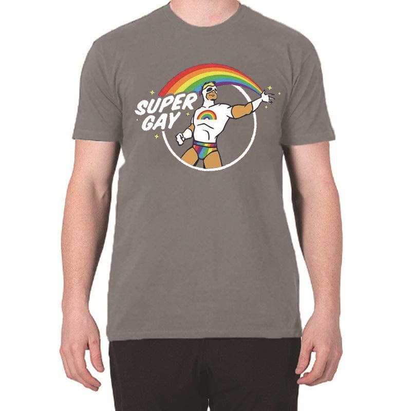 Menaful™ dark grey / S Super Gay T-shirt