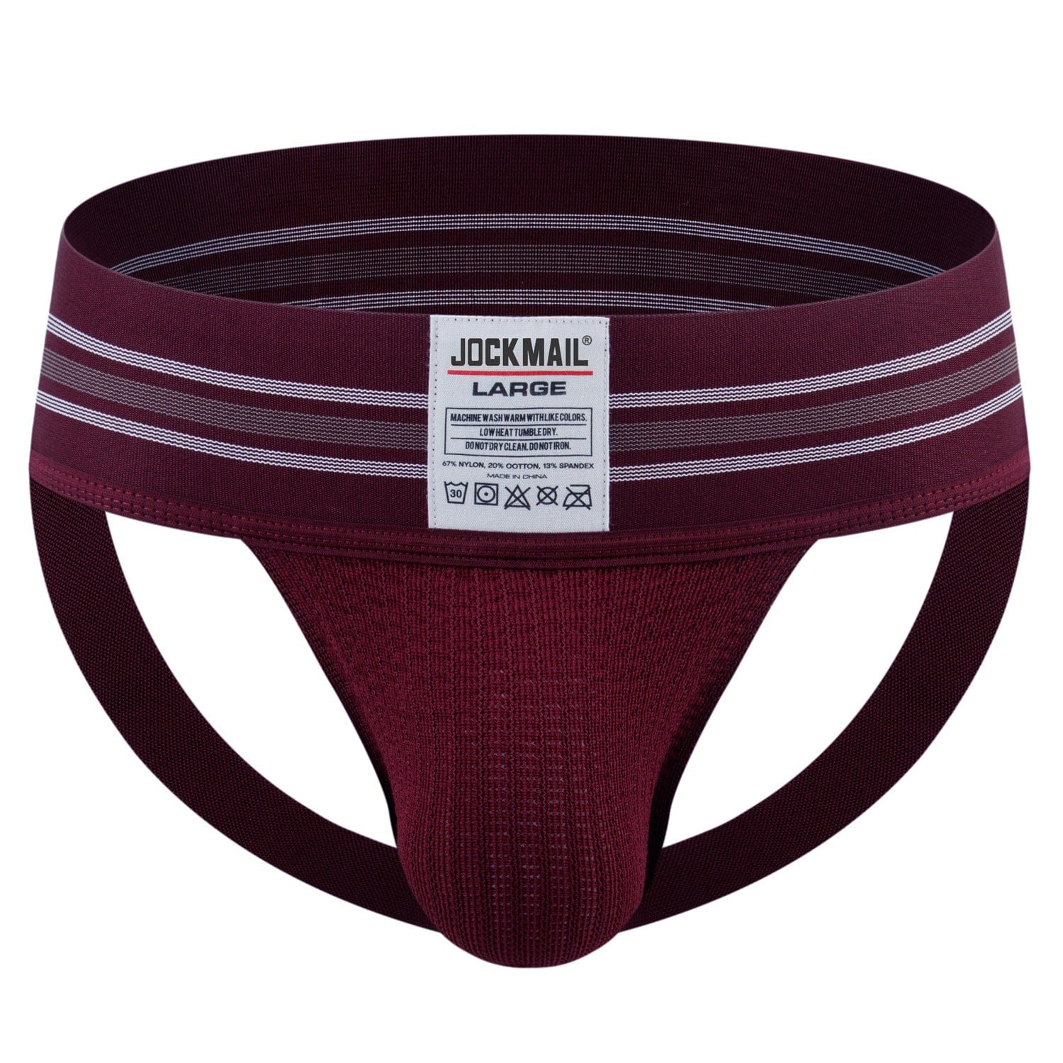 Menaful™ dark red / M Men's Rainbow Wide Waistband Large Pouch Butt-Lifting Thong