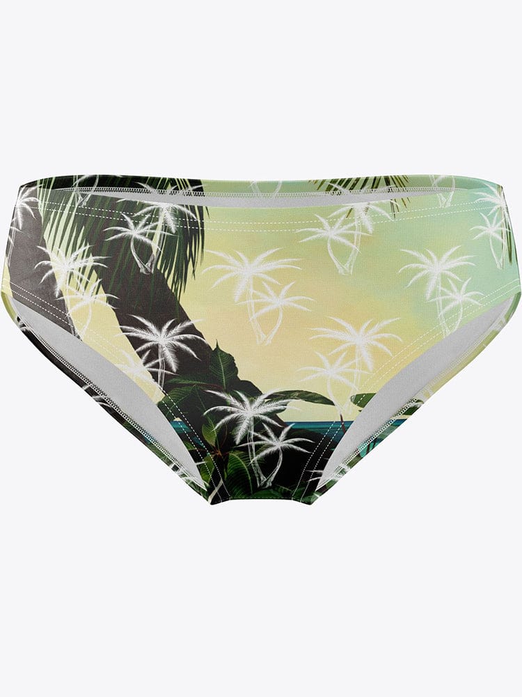 menaful F / S Men's 3D Printed Beach Swim Briefs