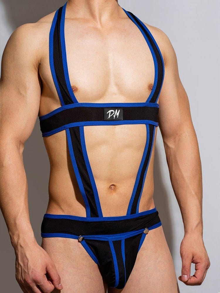 menaful Fashion Jumpsuit Thong Straps Harness