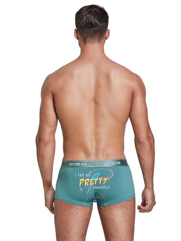 menaful Fashionable Breathable Men's Boxer Briefs