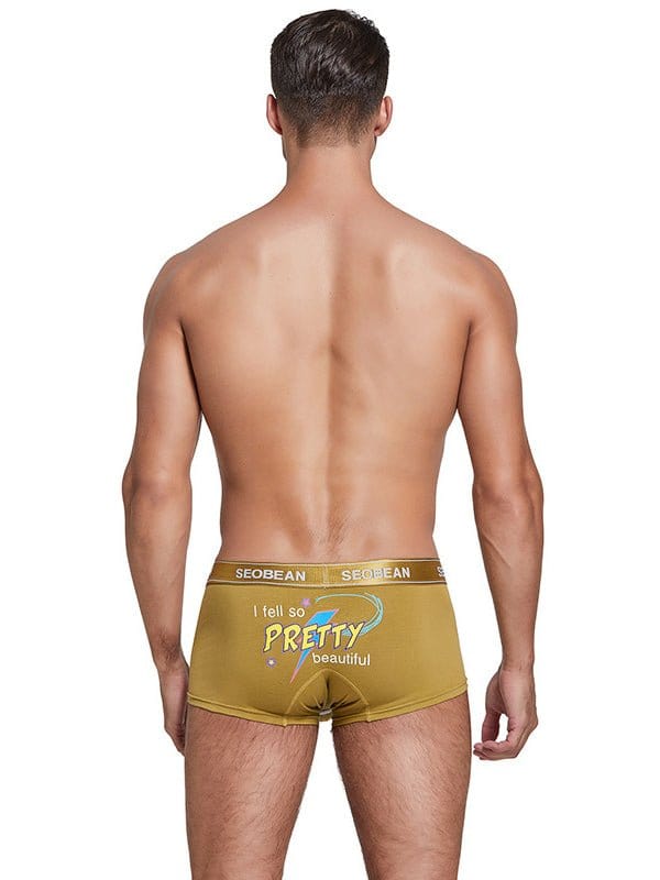 menaful Fashionable Breathable Men's Boxer Briefs