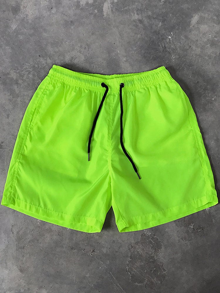 menaful Fluorescence Green / M Men's Candy Color Cropped Pants