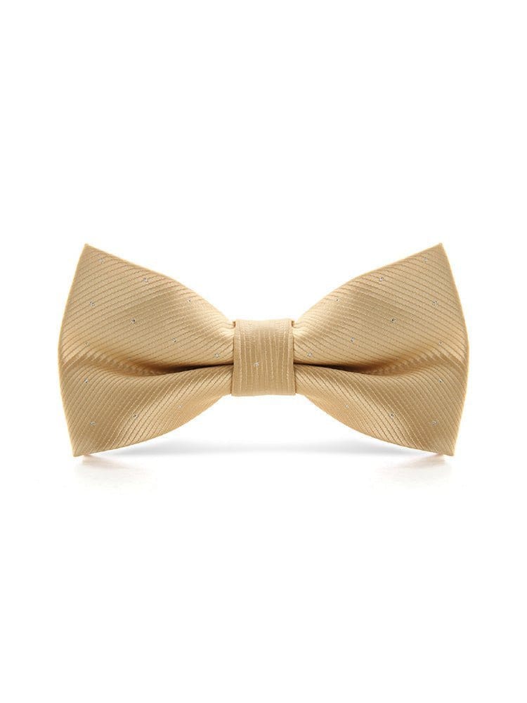 menaful Gold Evening shirt suit bow tie