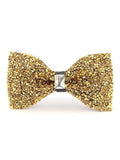 menaful Gold Men's Zircon Bow Ties