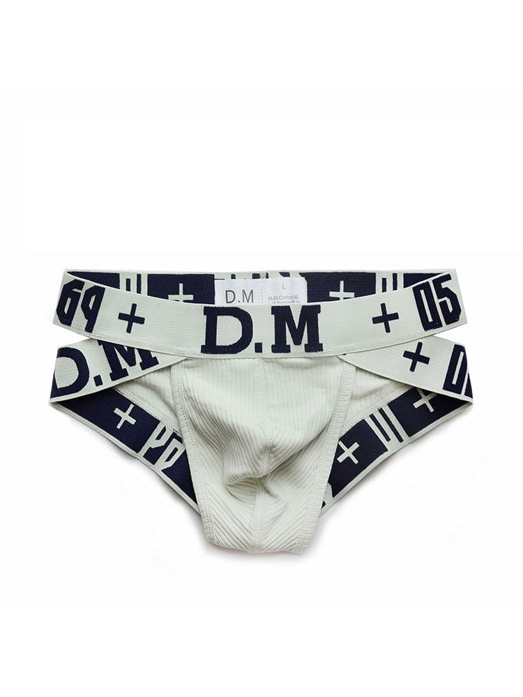 menaful Gray / M Low Waist Sexy Men's High Briefs