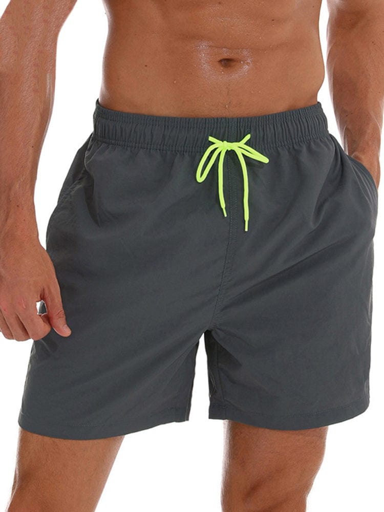 menaful Gray / M Men's Beach Shorts Sports Pants