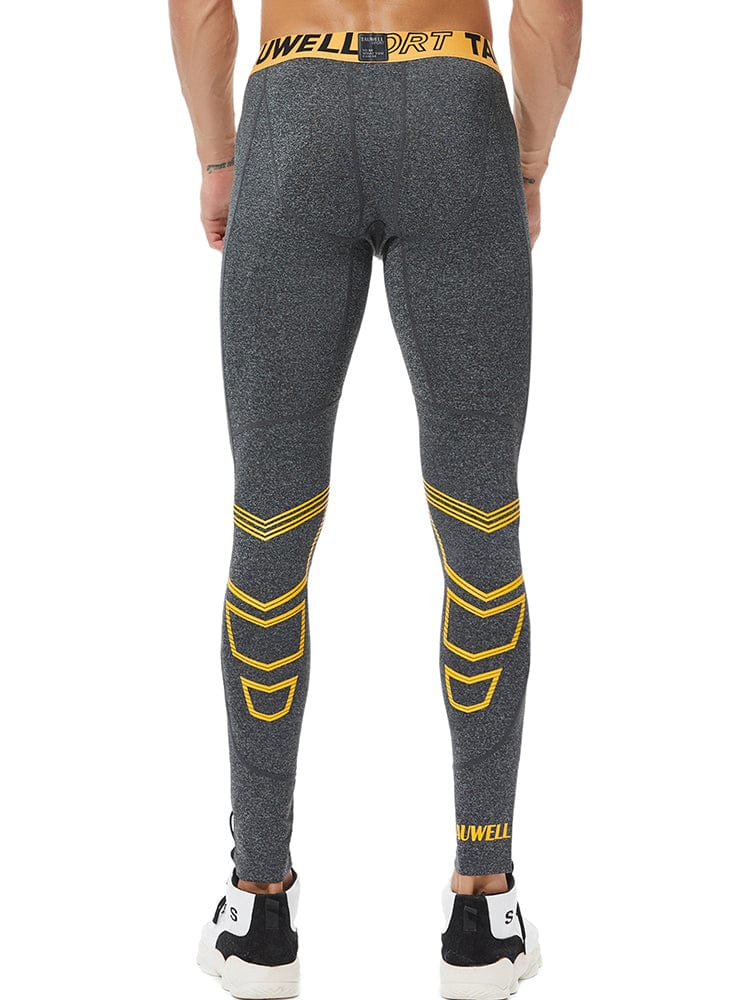 menaful Gray / M Men's High Stretch Sports Pants