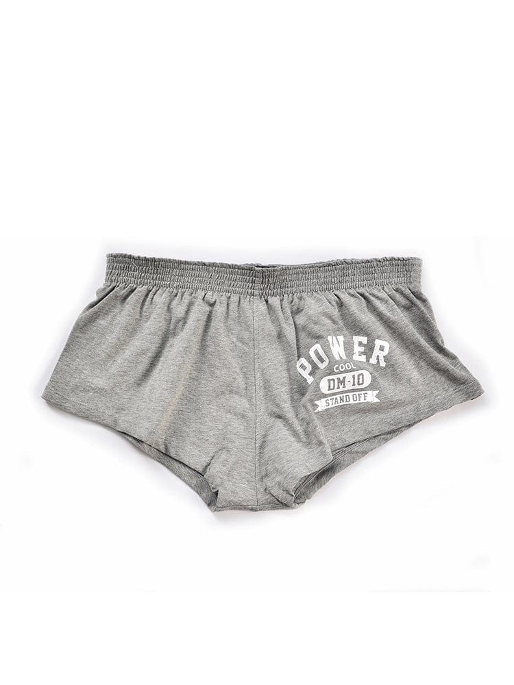 menaful Gray / M Printed Letters Low Waist Sexy Cotton Boxer Shorts