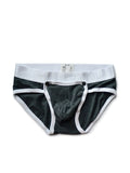 menaful Gray / M Sports Button Cotton Briefs