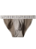 menaful Gray / M Sporty Fashion Sexy Low Waist Briefs