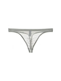 menaful Gray / M Transparent See Through Thong