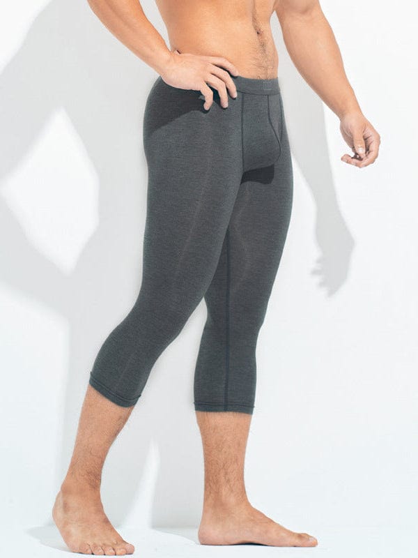 menaful Gray / M U Convex Slim Fit Leggings