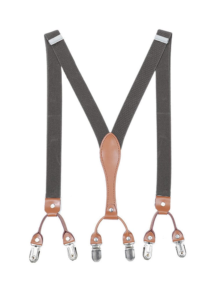 menaful Gray Two-layer British Shoulder Strap