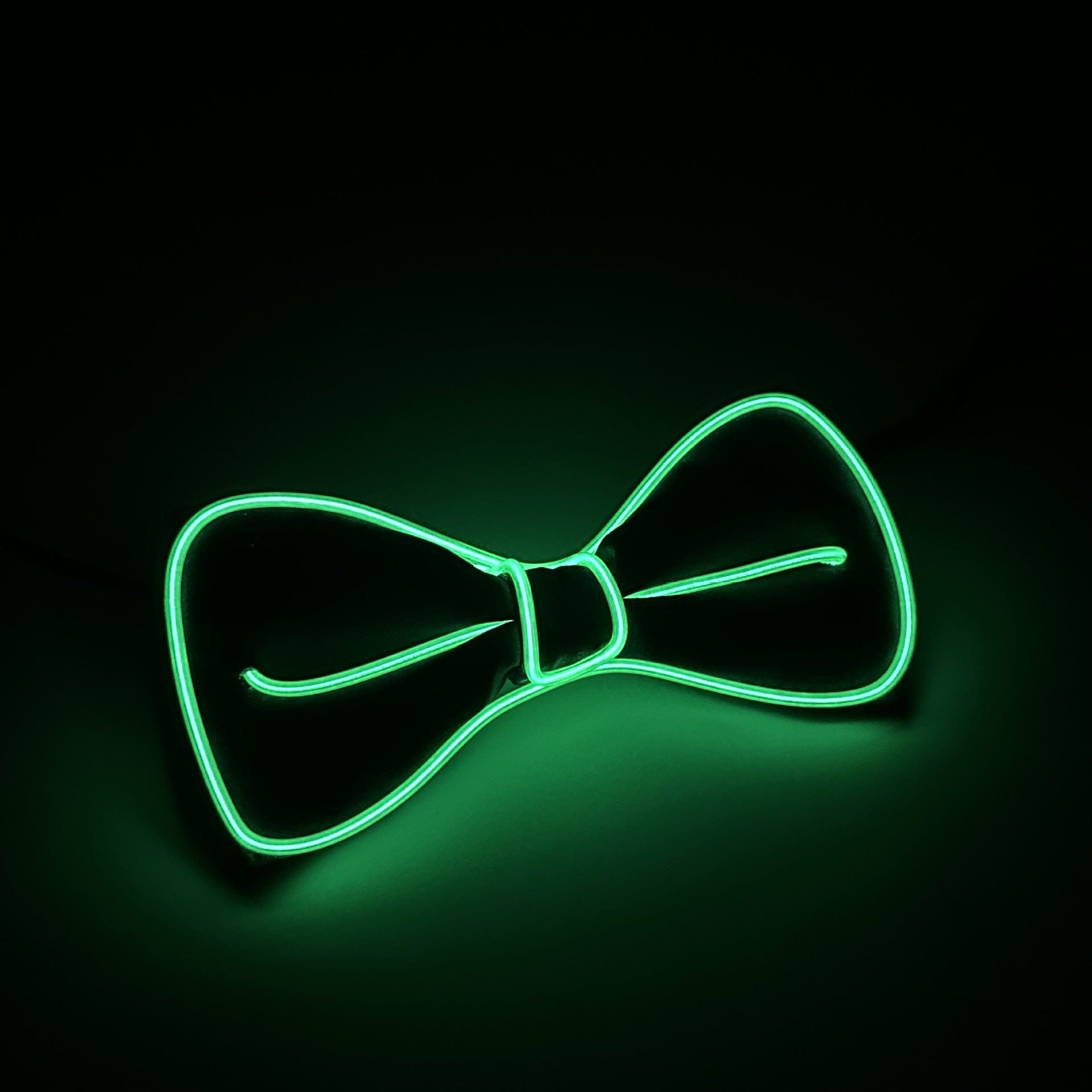 Menaful™ green LED Light-Up Party Bowtie