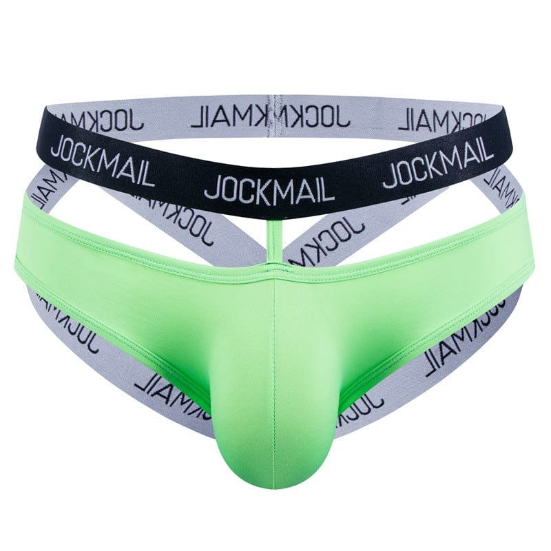 Menaful™ green / M Men's Butt-Lifting Ice Silk Strap Hollow-Out Thong