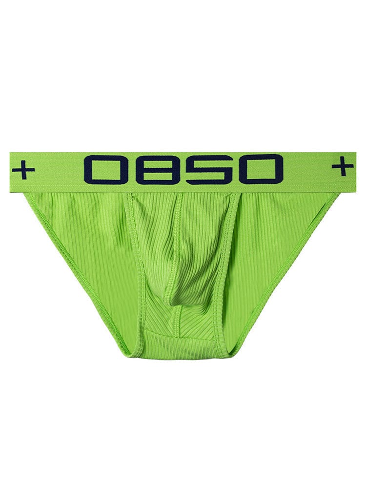 menaful Green / M Men's High Cut Cotton Sports Briefs