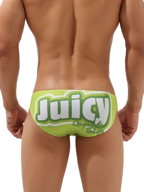 menaful Green / M Men's Low Waist Briefs