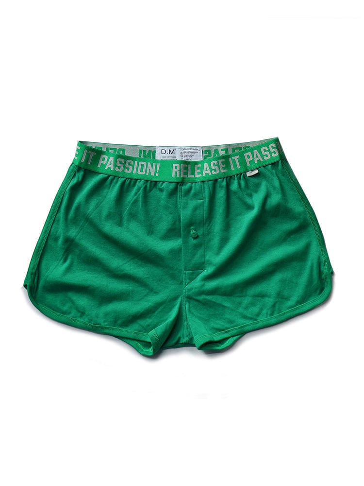 menaful Green / M Men's Low Waist Sexy Home Plus Size Boxer Shorts