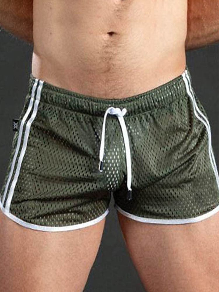 menaful Green / M Mesh Beach Shorts Sweatpants