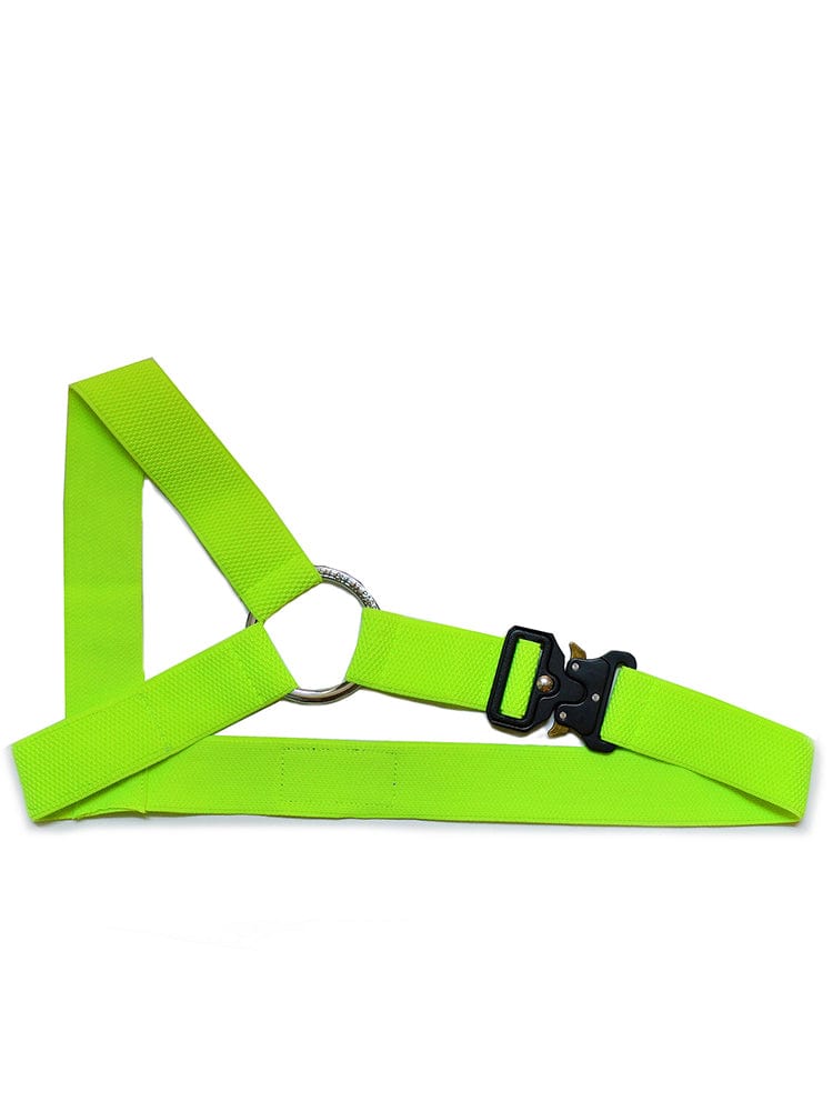 menaful Green / M Metal Buckle Sexy Chest Strap Harness