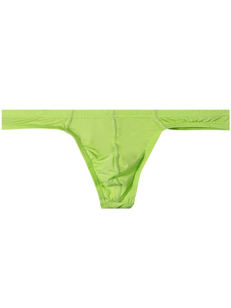 menaful Green / M Modal Sexy Solid Low Waist Thong