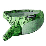 menaful green snake print / M Men's Sexy Leopard Elephant Trunk  Briefs