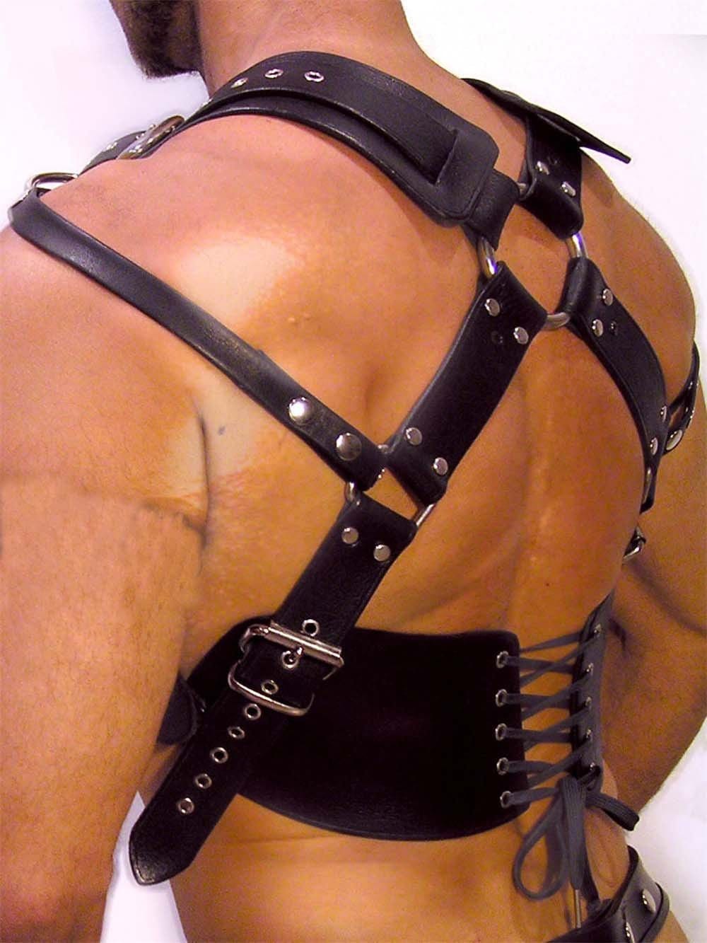 MENAFUL™ harness Black / One Size / PU leather 2023 X-shape Pu Leather Harness Strap - Black