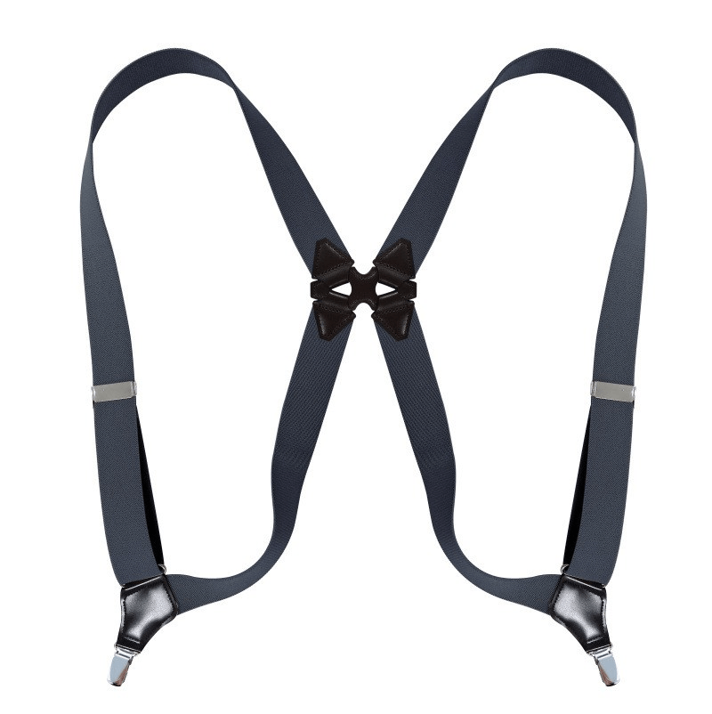 menaful harness Dark Gray / One Size Retro Gentleman Men's Suspender Harness