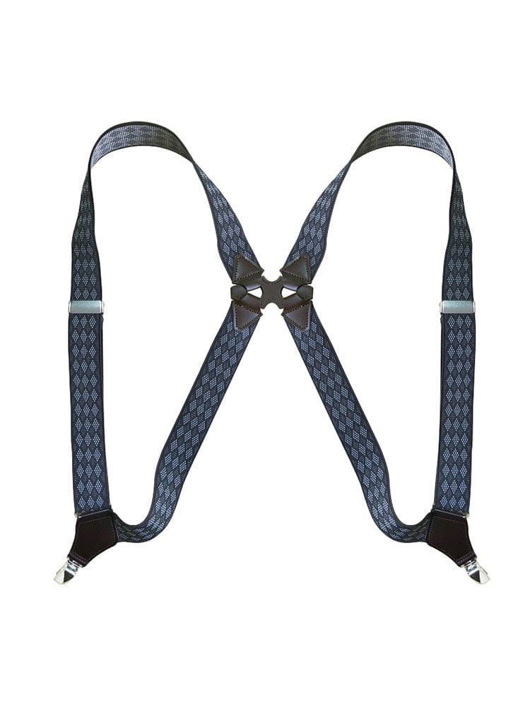 menaful harness Diamond Square / One Size Retro Gentleman Men's Suspender Harness