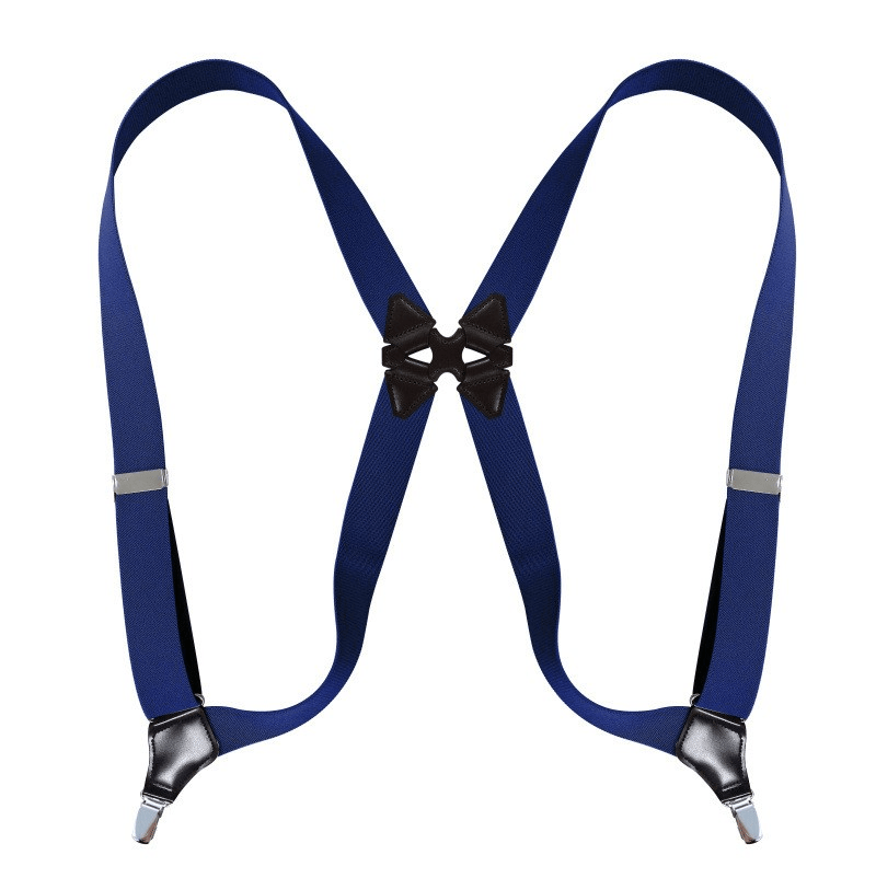 menaful harness Navy Blue / One Size Retro Gentleman Men's Suspender Harness