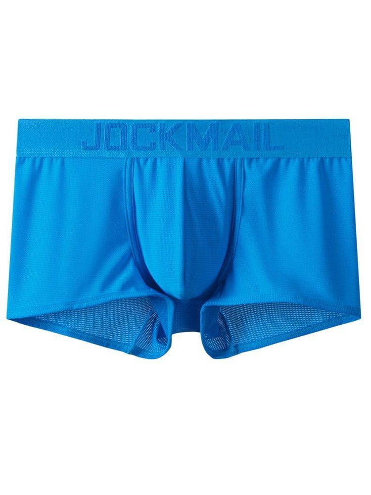 menaful Ice Silk Breathable Fitness Boxer Briefs