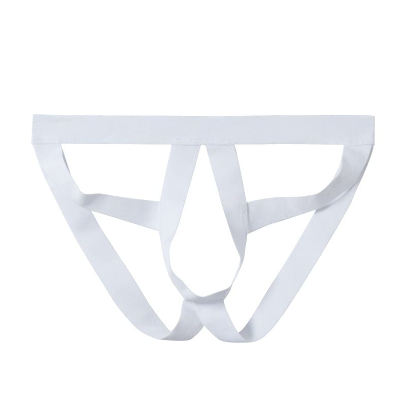 Menaful™ JM249white / onesize Men's Low-Rise Sexy Letter Print/Solid Color Thongs