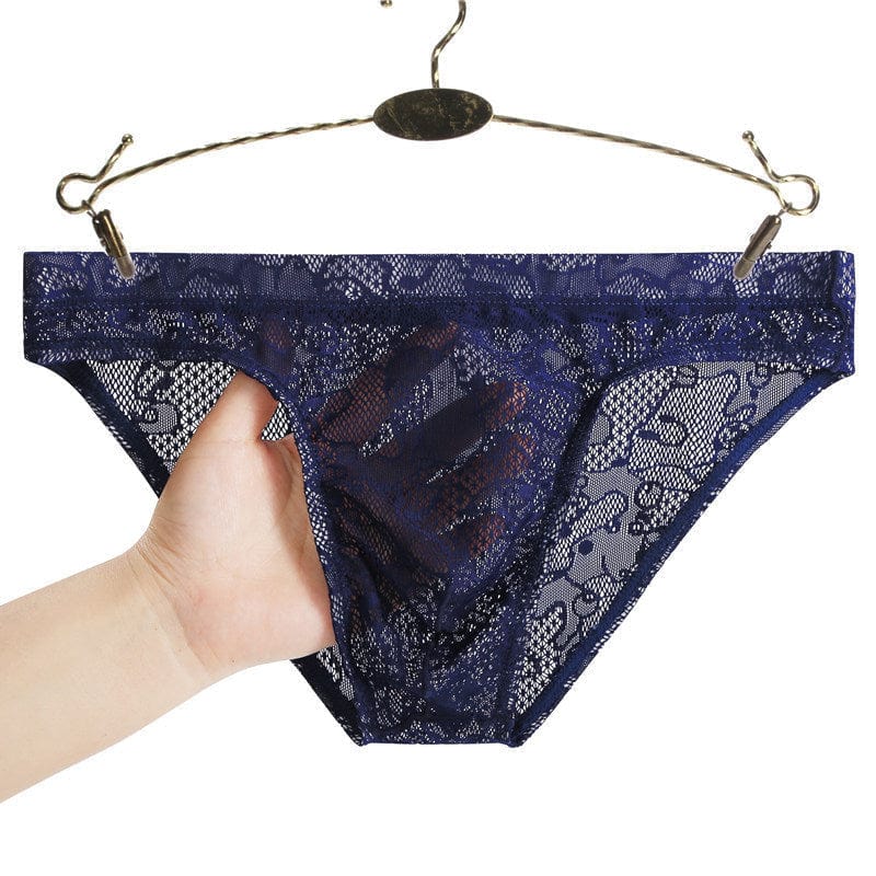 menaful Lace Sheer Briefs