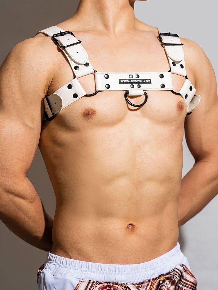 menaful Leather Adjustable Sexy Harness