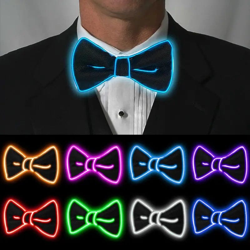 Menaful™ LED Light-Up Party Bowtie