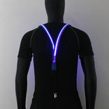 Menaful™ LED Light-Up Party Suspenders